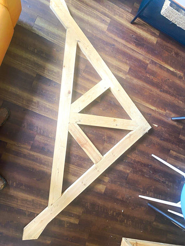 Hand made wooden porch - ., with