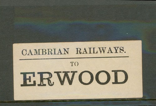 Cambrian railways luggage - railways, (cr)