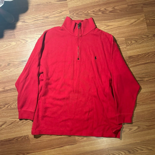 Polo ralph lauren red zip - ralph, 1/4