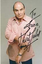 David Suchet 10x15cm Poirot Actor Picture. Signed in Person.