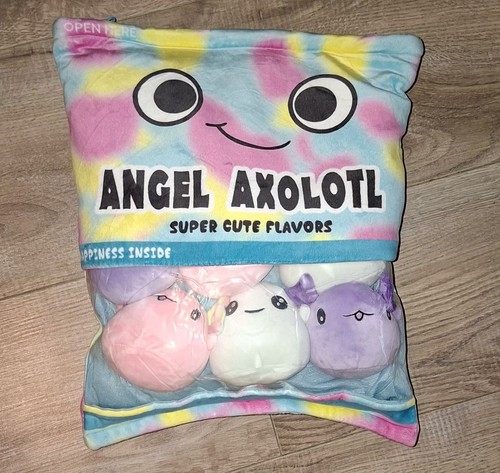 Rainbow axolotl large - rainbow,