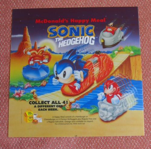 Mcdonalds translite sonic - mcdonalds,