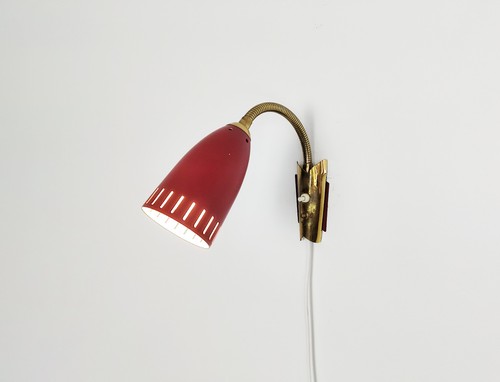 Vintage red wall lamp - , /
