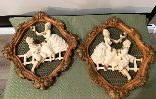Vintage victorian chalkware - vintage,