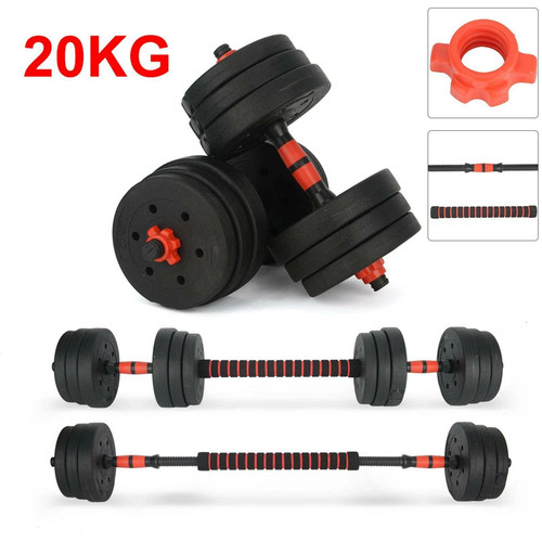 20kg fitness dumbbells pair - fitness,