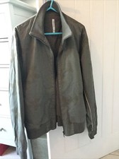 Mens Boxfresh, Green Camo Print Bomber Style Jacket, Size Medium