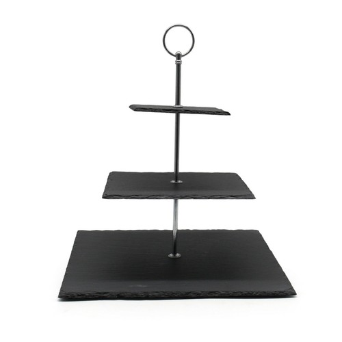 Tier slate cake stand - cake,