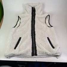 Abercrombie & Fitch Sherpa Fleece Gilet Women's size XL in White