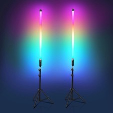 Keurtnlo LED Tube Lights (x2) - Outdoor Battery Powered Stage Light Bar