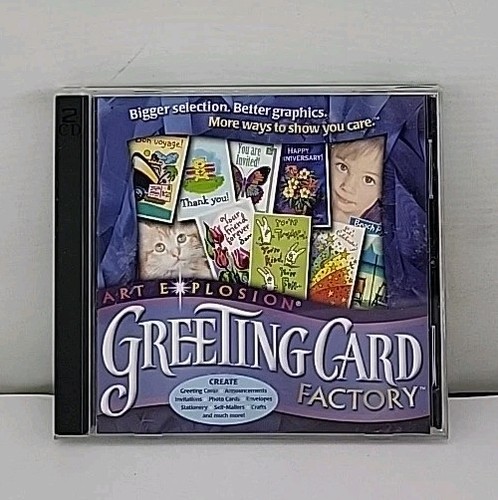 Art explosion greeting card - art,
