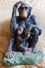 Veronese 2009 Resin Chimpanzee And Baby