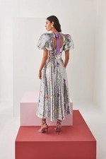 Celia B Seraph Silver Dress - size small (UK 8-10)