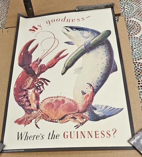 Original guinness beer poster - original,