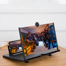 Mobile phone screen magnifier stand easily turns your phone into tablet Foldable