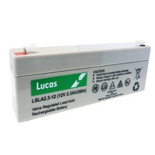 Lucas 12v 2.3Ah Fire & Burglar