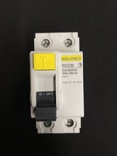 SQUARE D Dom80R30. 80 AMP 30MA TYPE AC RCCB