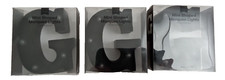 Typo Mini Marquee Lights Letter 'G' Black Set of 3 10 cm Rubber 40 Hours New* F1