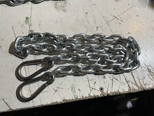 1.5M Long Trailer Breakaway Chain, 7mm  Grade 80 Chain & 2 X 8mm s/s Snap-hooks