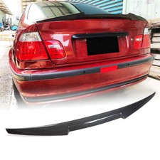 Carbon Fiber Rear Trunk Spoiler Wing For BMW 3 Series E46 328i M3 Coupe 1999-06