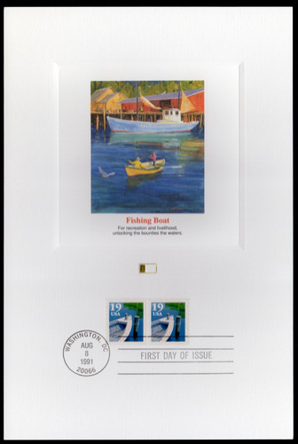 Scott 2529 fishing boat - fishing,
