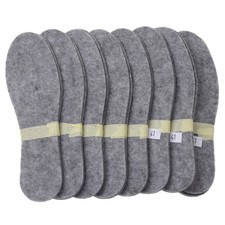 SHOES INSOLES WARM THICK FELT  BOOTS INNER SOLES LADIES MENS ALL SIZES WINTER