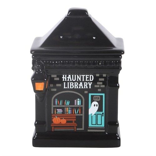 Haunted library oil burner - haunted,