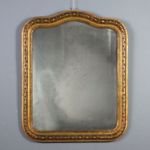 Antique mirror carved gilded - mirror,