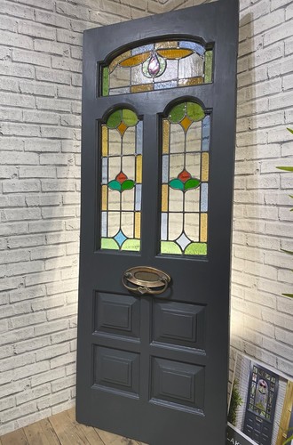 Antique front door edwardian - front,