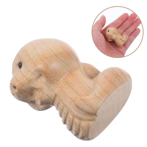 Wooden carved snake statue - wooden,