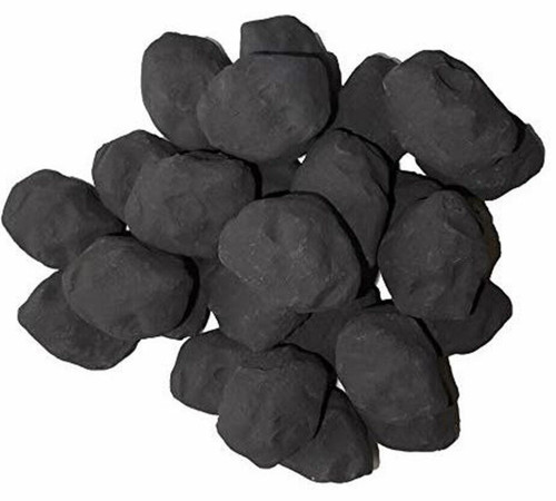 Gas fire coals - , cast