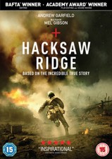 Hacksaw Ridge DVD (2017) Andrew Garfield, Gibson (DIR) cert 15 Amazing Value