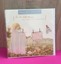 New Baby Girl Greeting Card Meadow View Photography Hotchpotch Gallery C10