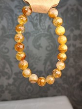 Fire Quartz  Bracelet, Golden