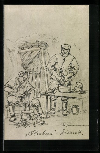 Two soldiers room duty - on, duty,