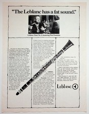 Leblanc pete fountain clarinet - leblanc,