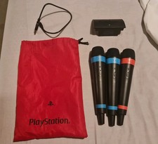 3 x PS3 - SingStar Wireless Microphones & Receiver - PlayStation 3