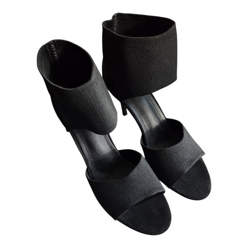New black stretch open - open, toe