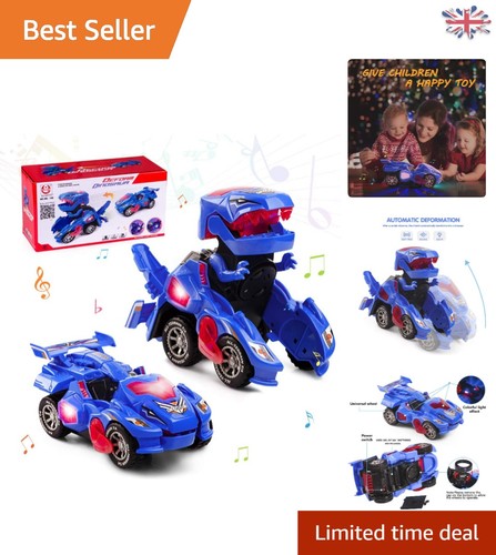 Durable blue dinosaur toy car - durable,