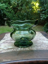 JAMES POWELL ARTS AND CRAFTS STYLE GLASS VASE