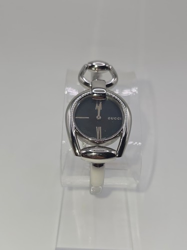 Gucci horsebit steel bangle - gucci,