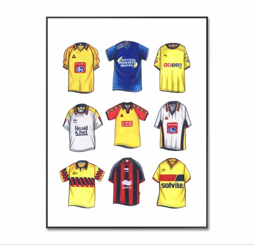 Watford football shirt poster - football,