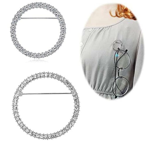 Round crystal glasses - glasses, holder