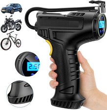 AUTOMATIC LCD DIGITAL CAR TYRE INFLATOR PORTABLE CORDLESS AIR COMPRESSOR PUMP UK