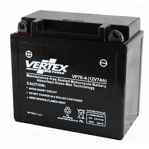 Vertex vp7e battey - battey, vespa