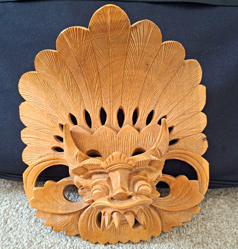 Hand carved wooden tribal - hand,