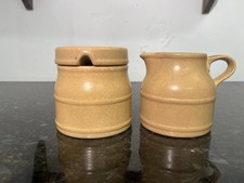 Vintage Stoneware Mustard Pot