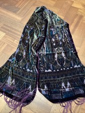 Velvet Devore Burnt out Scarf