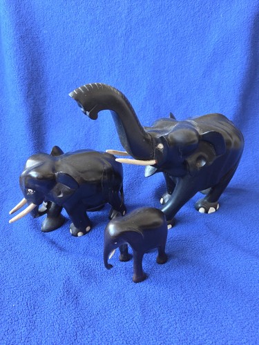 Hand carved black ebony - black,