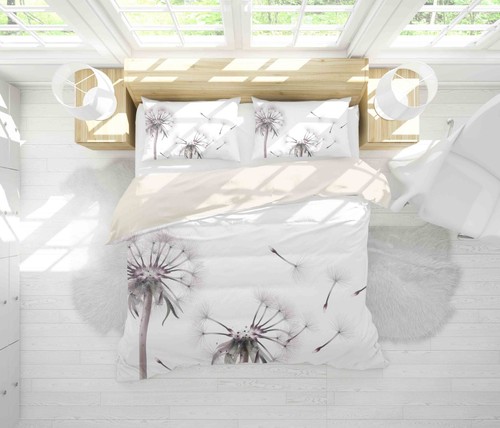 Dandelion background quilt - 3d,