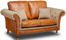 Two Seater Sofa Vintage tan